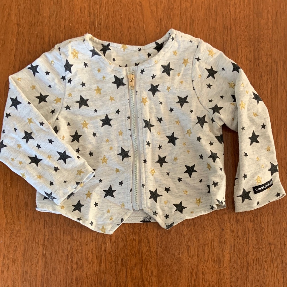 😊FREE😊 Calvin Klein Jeans Star Print Kids Sweater size 18m